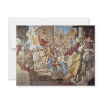 The Army Of The Franks Under Charlemagne In The Ci Custom Invitation