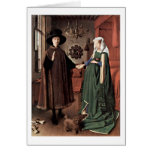 The Arnolfini Wedding By Johannes De Eyck Greeting Card