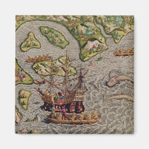 The Arrival and Disembarkation Fridge Magnets