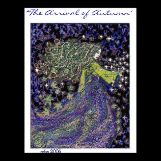 The Arrival of Autumn (Dark) Print