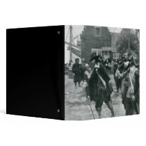 The Arrival of Stuyvesant in New Amsterdam Vinyl Binder