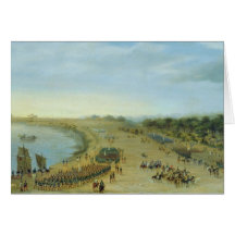 The Arrival of the Allied Army at Itapiru, Paragua Greeting Card