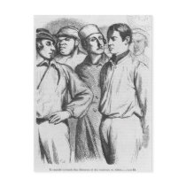 The arrogant squad of hired applauders postcard