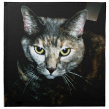 The Art Of Cat Printed Napkin