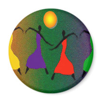 The Art of Dance Refrigerator Magnet