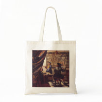 The Art of Painting by Johannes Vermeer Canvas Bag