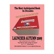 The Art of Quitting Sarah Quitbull Palin Postcards
