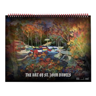 THE ART OF ST. JOHN DAVIES WALL CALENDARS by TNDESIGNS