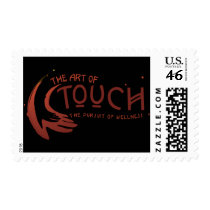 The Art of Touch logo postage stamp