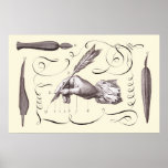 The Art of Writing - L'Art d'Ecrire - Diderot 1765 Poster