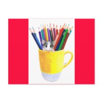 The Art Student postcards by KarenHullArt The Art Student postcards