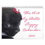 The Artby Belle Puppy Calender 2011 Wall Calendars