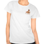 The Artist & Her Corgi by Doublefly Design T-shirt