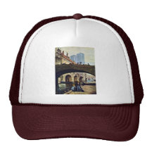 The Artist In Front Of Notre Dame By Daumier Honor Hats