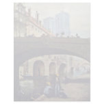 The Artist In Front Of Notre Dame By Daumier Honor Custom Letterhead
