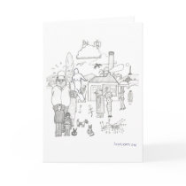The artist in search of inspiration cards