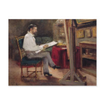 The Artist Morot in his Studio, c.1874 Post Cards