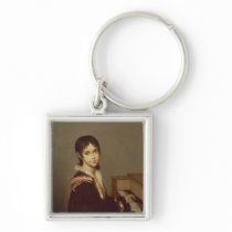 The Artist's Daughter at the Piano Key Chains
