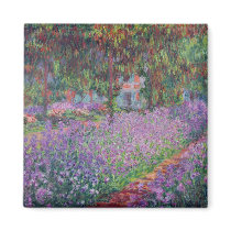 The Artist's Garden at Giverny, 1900 magnets