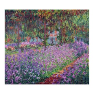The Artist's Garden at Giverny, 1900 Poster