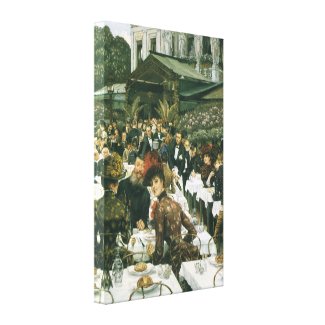 The Artist's Ladies by James Tissot Stretched Canvas Print