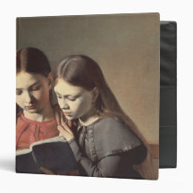 The Artist's Sisters Signe and Henriette Vinyl Binders