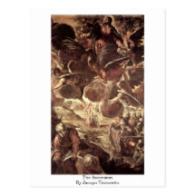 The Ascension By Jacopo Tintoretto Post Card