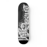 The Assault White On Black Setup Custom Skate Board