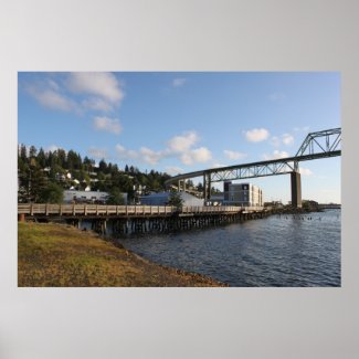 The Astoria Megler Bridge print