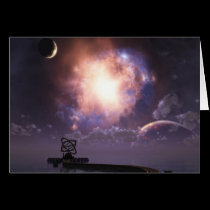 The Astronomer Greeting Card cards