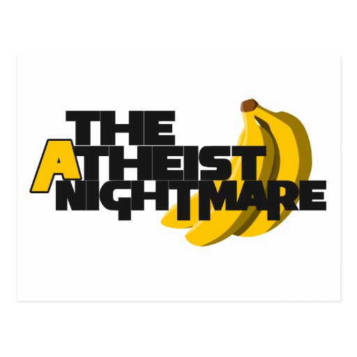 The Atheist Nightmare Postcard