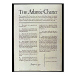 The Atlantic Charter Post Card