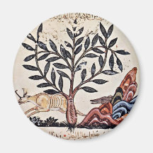 The Atrâghâlus Plant With Hunting Scene By Irakisc Magnet