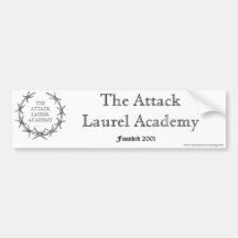 The Attack Laurel Academy Bumper Stickers