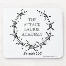 The Attack Laurel Academy mousepads by lauramellin The Attack Laurel Academy mousepads