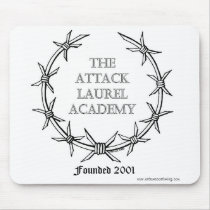 The Attack Laurel Academy mousepads by lauramellin The Attack Laurel Academy mousepads