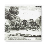 The Attack on the Stagecoach Refrigerator Magnets