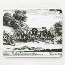 The Attack on the Stagecoach Mousepads