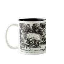 The Attack on the Stagecoach Coffee Mugs