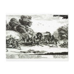 The Attack on the Stagecoach Post Card