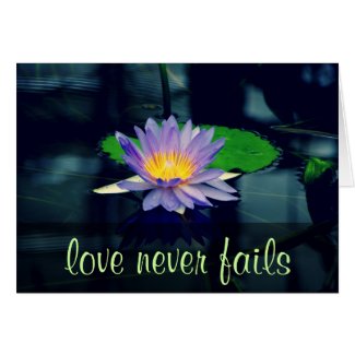 The attributes of love 1 Corinthians 13:4-8 (2) Greeting Cards
