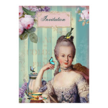 Thé au Petit Trianon Personalized Invitations