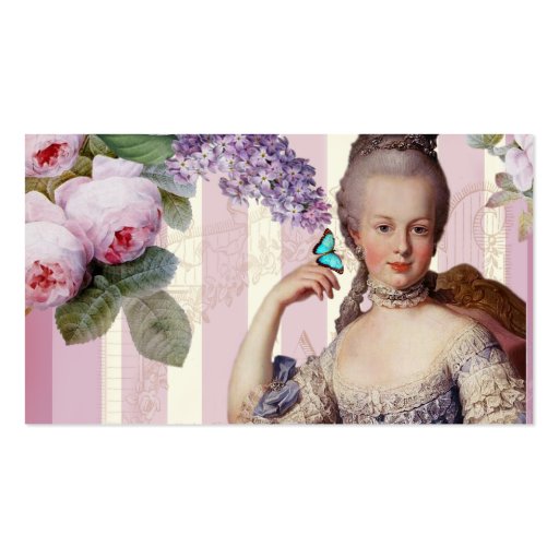 Thé au Petit Trianon â€“ rose Business Card Templates