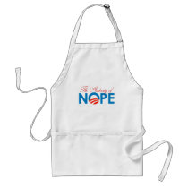 The Audacity of Nope aprons by antiobama The Audacity of Nope aprons