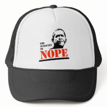 THE AUDACITY OF NOPE TRUCKER HAT