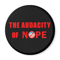 The Audacity of NOPE magnets by ObamasLastDay The Audacity of NOPE magnets