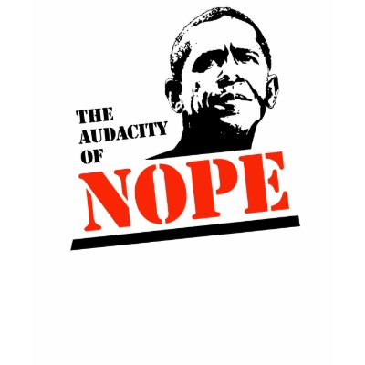 THE AUDACITY OF NOPE SHIRTS by antiobama
