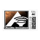 The Audio Invasion 1st class postage stamp