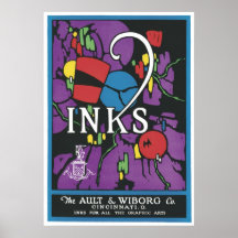 The Ault & Wiborg Co. No. 9 Poster