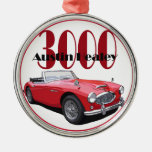 The Austin Healey 3000 Christmas Ornaments